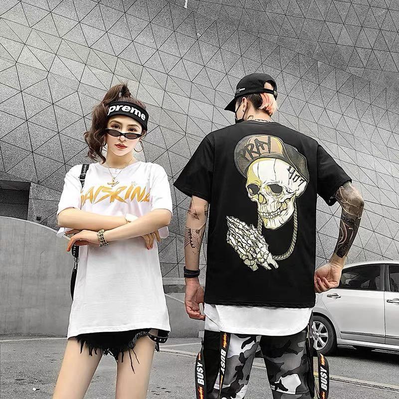 Áo thun Ghost Unisex form rộng tay lỡ A06