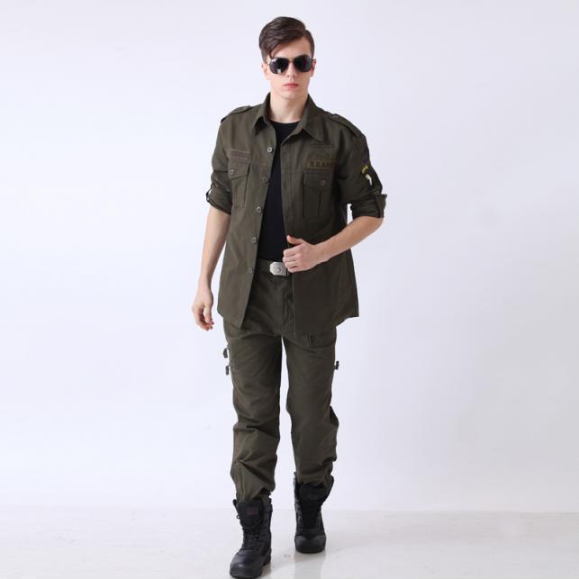 Bộ quần áo hộp nam kaki lính mỹ