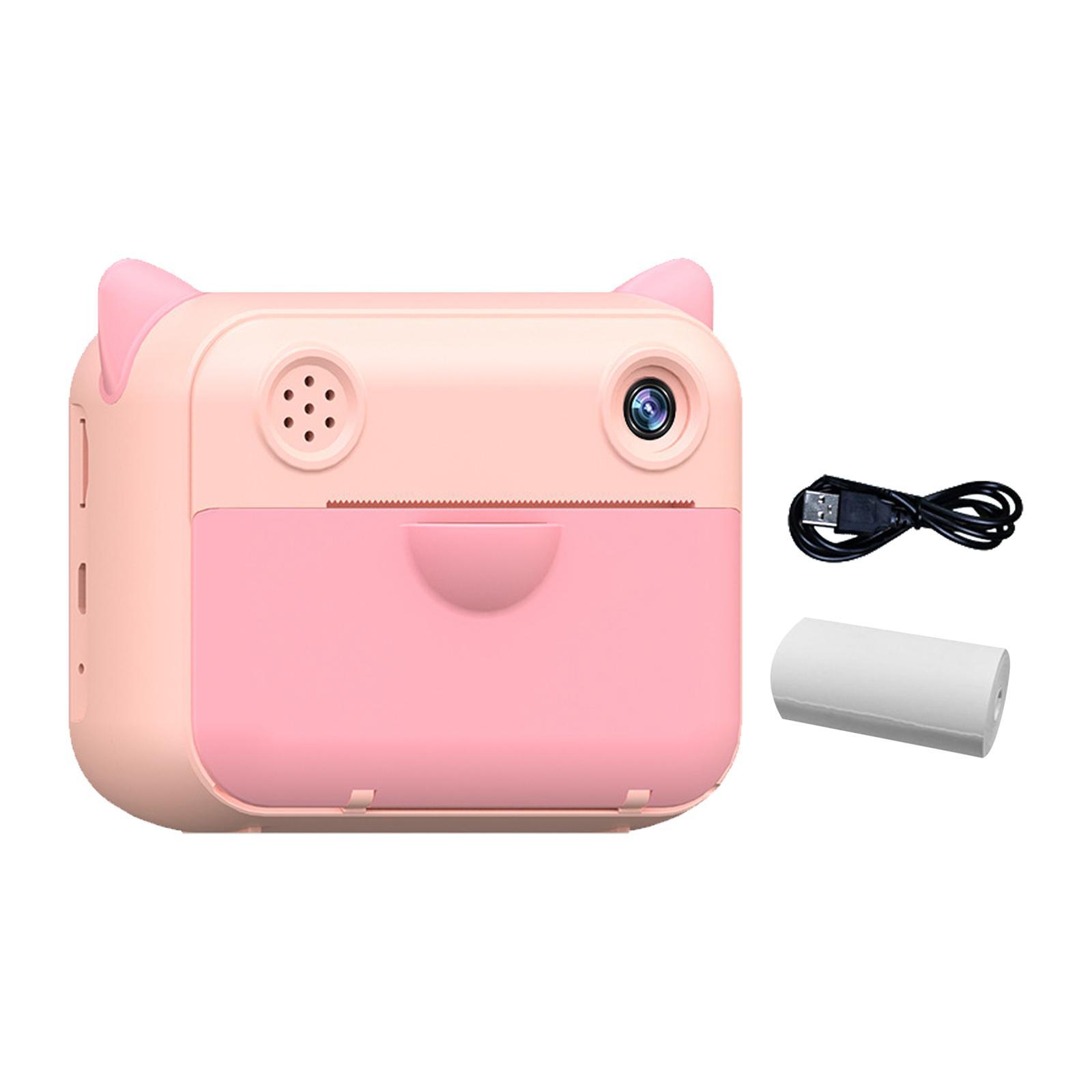 Kids Children Video Recorder Digital Cameras Instant Print Camera 2.4 Inch IPS Screen with 32GB SD Card for Boys Girls Birthday Gifts