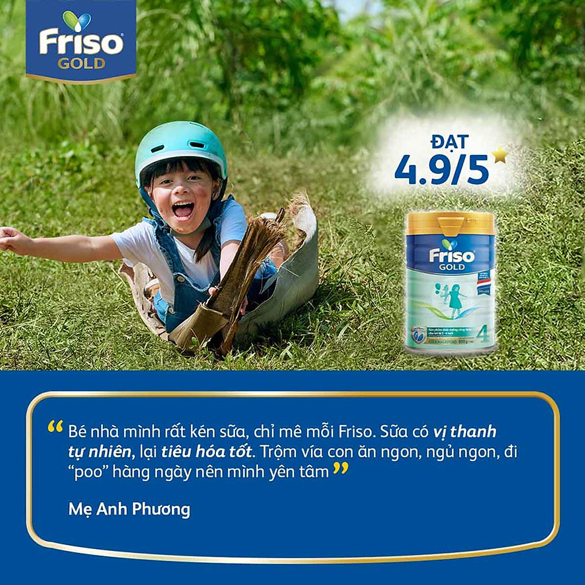 Combo 2 lon sữa Bột Friso Gold 4 850g + Tặng cân điện tử Friso mới