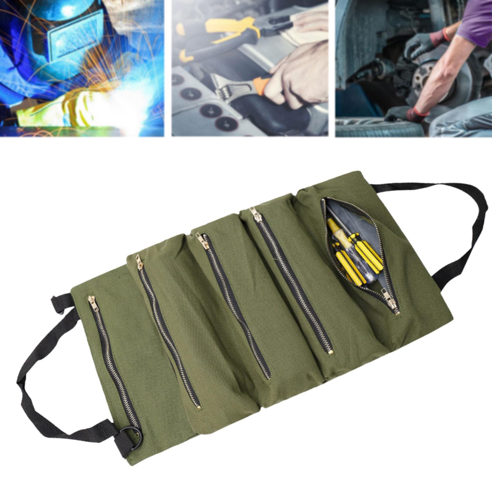 Roll up Tool Bag Wrench Organizer Tool Organizers Wrench Tools Pouch for Carpenter