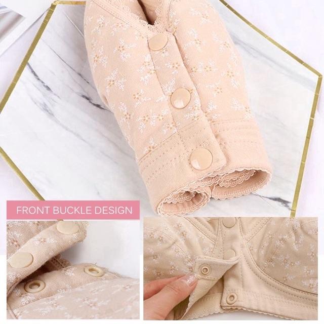 Áo lót nâng ngực cúc trước không gọng