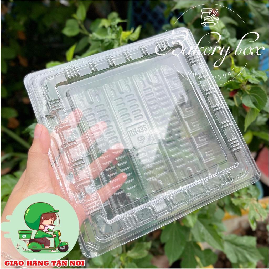 50 Hộp Nhựa H132 Đựng Bánh Su Dài - Da Lợn - Bánh Crepe - Trái Cây Gọt