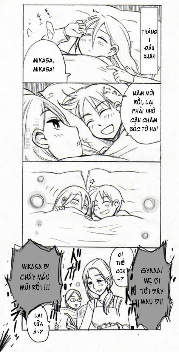 tấn công người khổng lồ - doujinshi eren x mikasa chapter 30 2