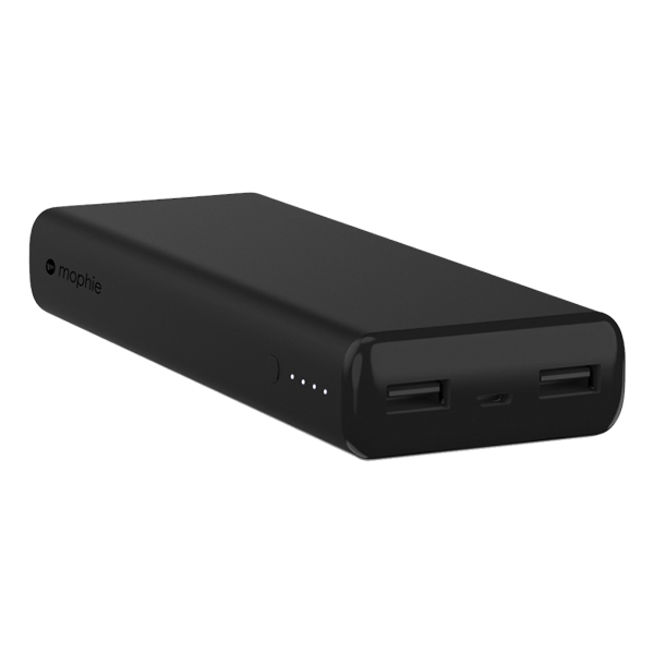 Pin Sạc Dự Phòng Mophie Power Boost XL 10400mAh 2 Cổng USB Đầu Ra 4081-BLK-I - Hàng Chính Hãng