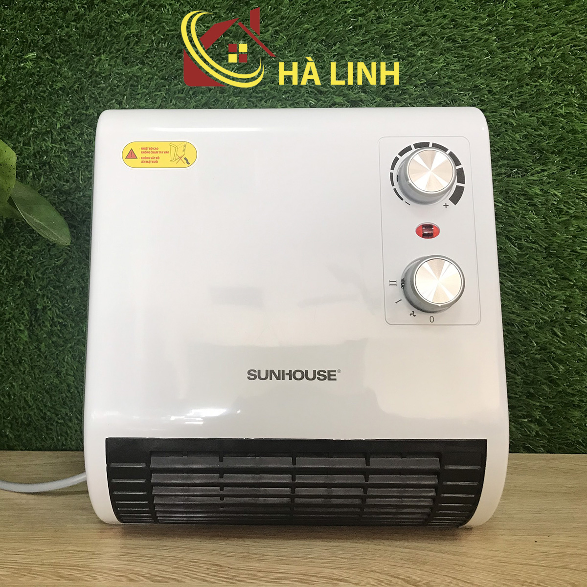 Quạt sưởi phòng tắm Sunhouse SHD3816W, Công suất 1850W, Chức năng 2 chiều nóng lạnh, Công nghệ sưởi không đốt cháy oxy, giữ ẩm cho da - Hàng chính hãng, Bảo hành 12 tháng