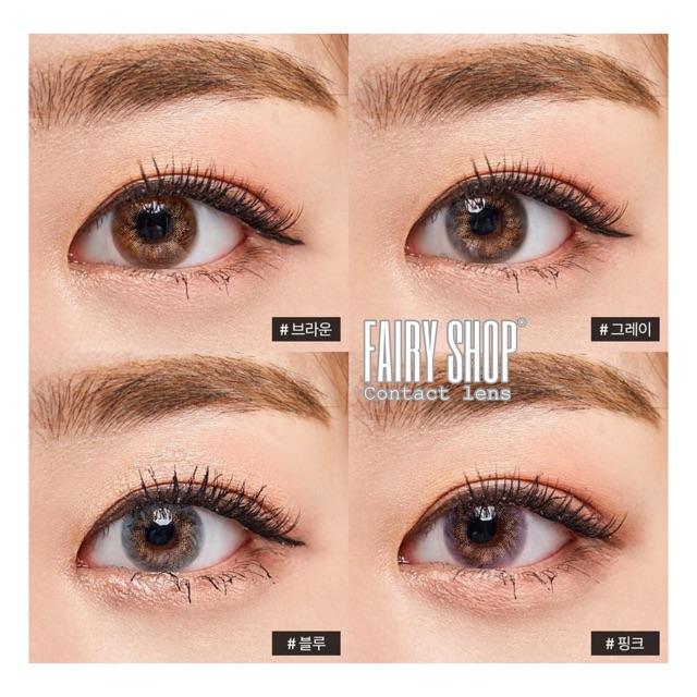 Kính Áp Tròng Caribe Pink 14.0mm - FAIRY SHOP CONTACT LENS - độ 0 đến 8 silicone hydrogel