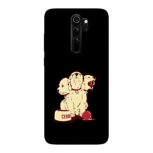 Ốp Lưng in cho Xiaomi Redmi Note 8 Pro Mẫu Chú Cún Ba Đầu - Hàng Chính Hãng