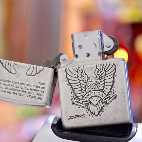 Bật Lửa Zippo 121fb American Eagle