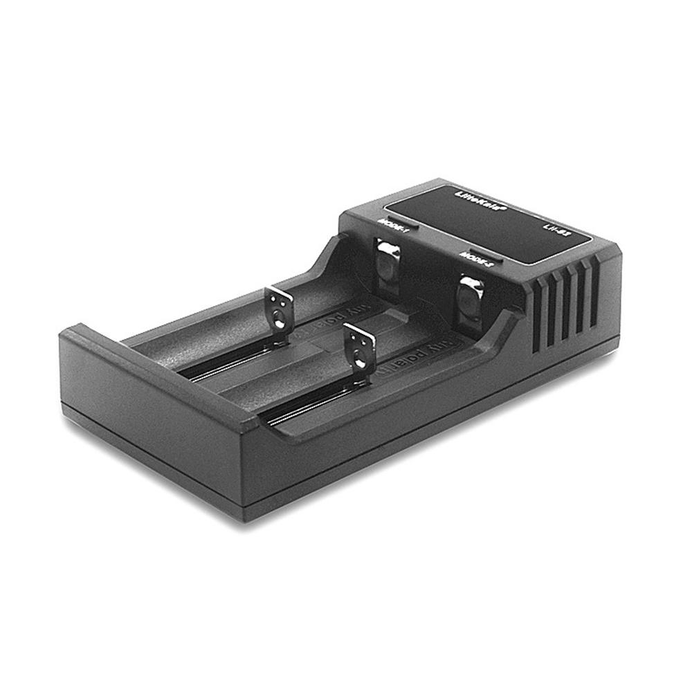 Bộ sạc pin Liitokala Lii-S2 LCD 2 khe cắm cho 18650 26650 21700 18350 AA AA