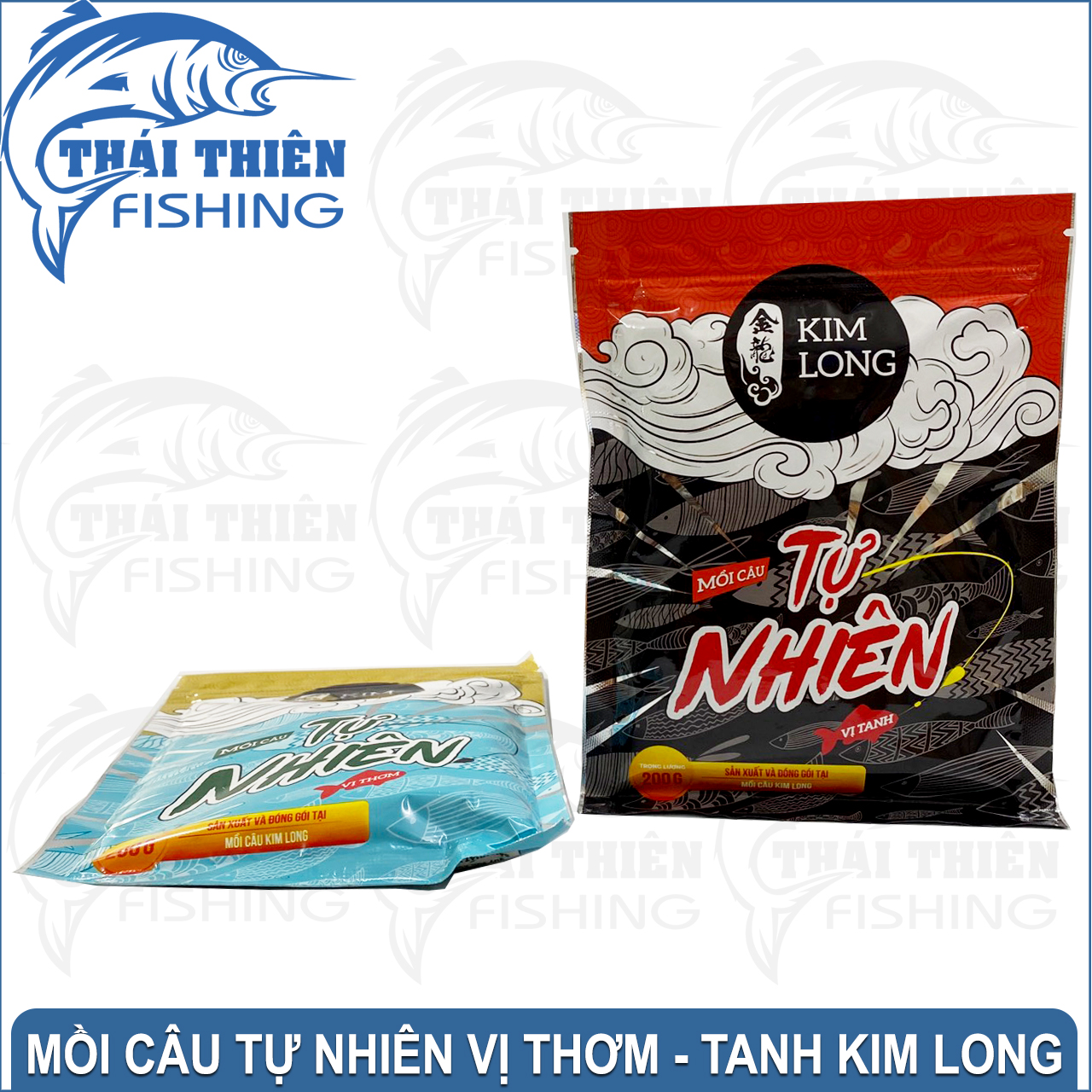 Mồi Câu Cá Tự Nhiên Vị Thơm, Tanh Kim Long Gói 200g Dùng Câu Sông Tự Nhiên, Hồ Dịch Vụ