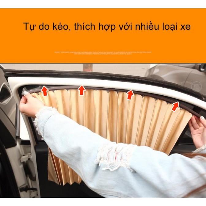 Rèm chống nắng hút nam châm trên xe ô tô