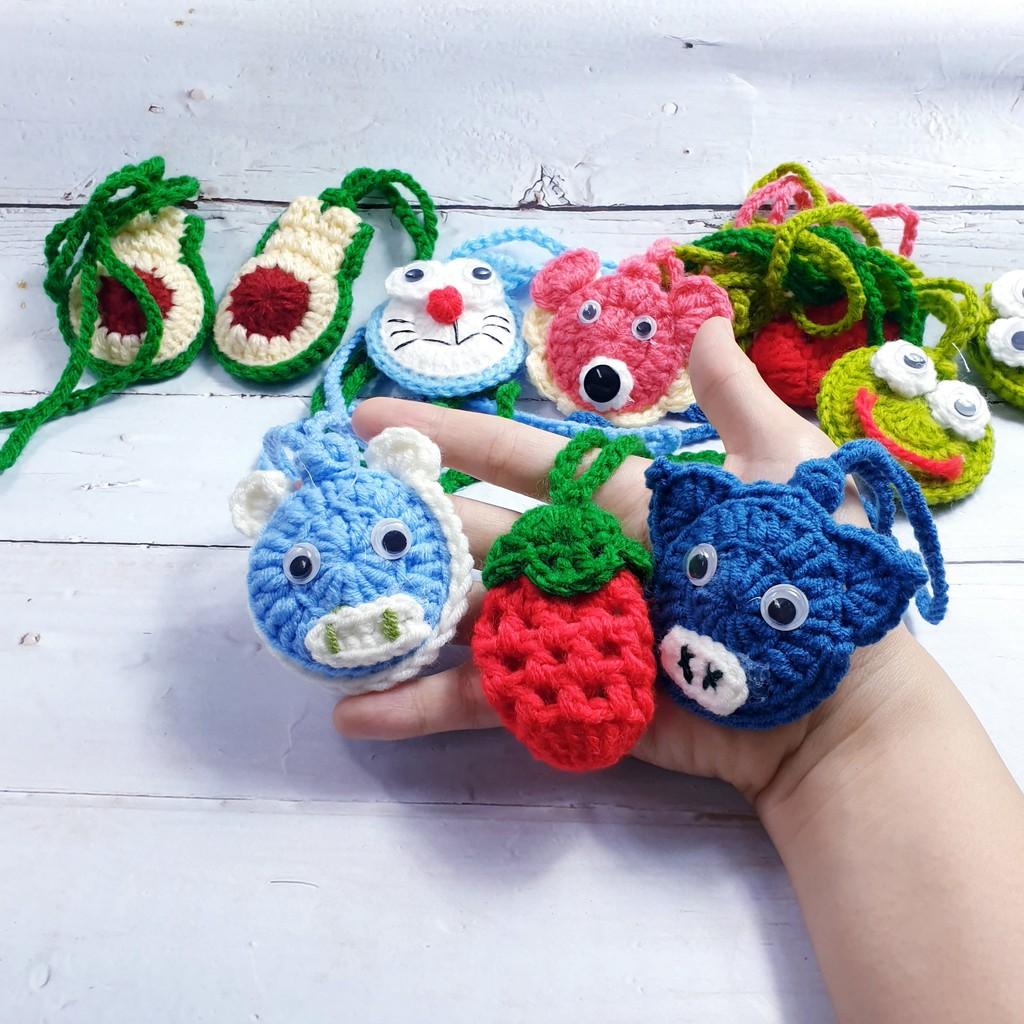 Túi đựng tỏi cho bé - Túi len handmade cho bé yêu