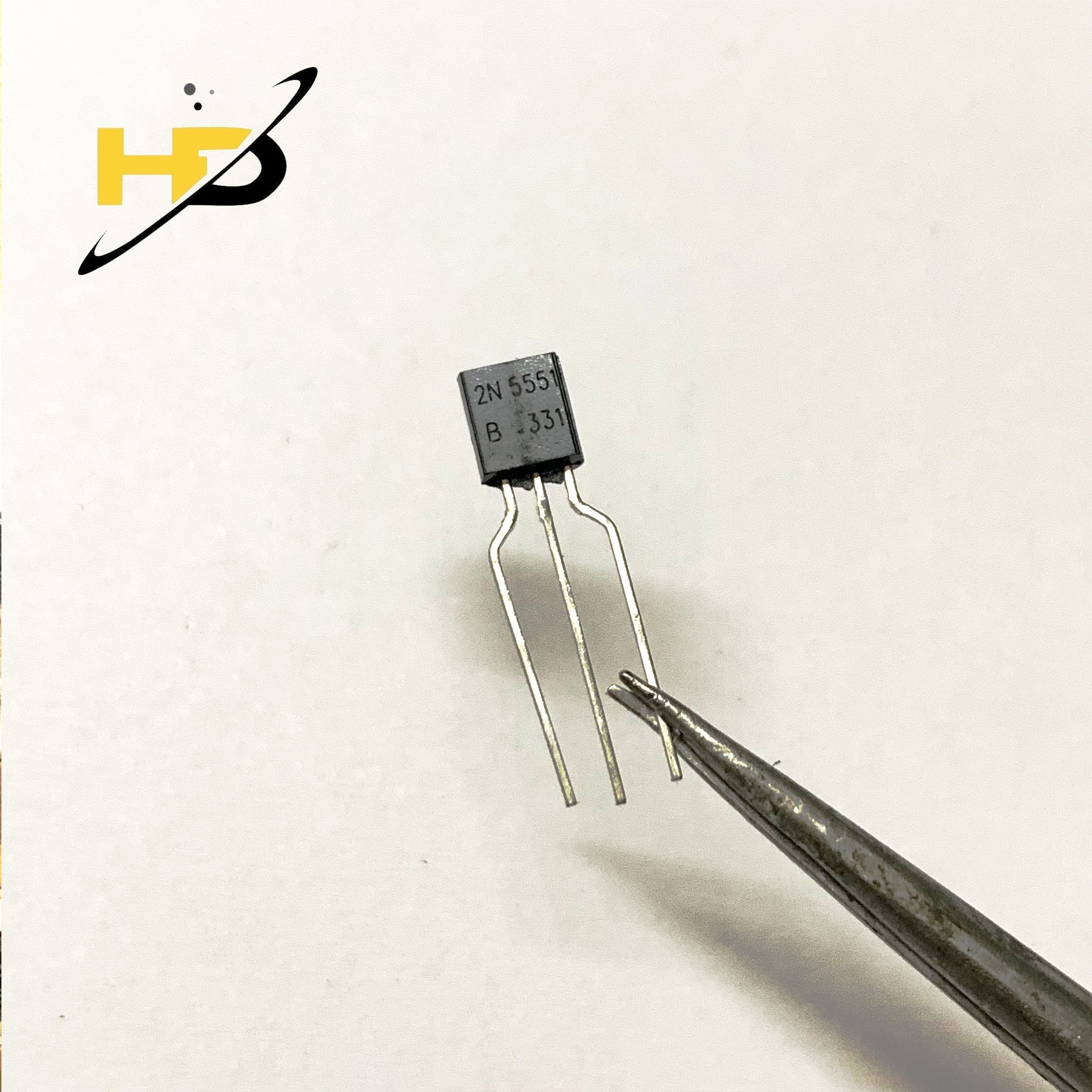 Dây 20 Con 2N5551 Transistor Khuếch Đại NPN 0.6A 160V 100MHz TO-92