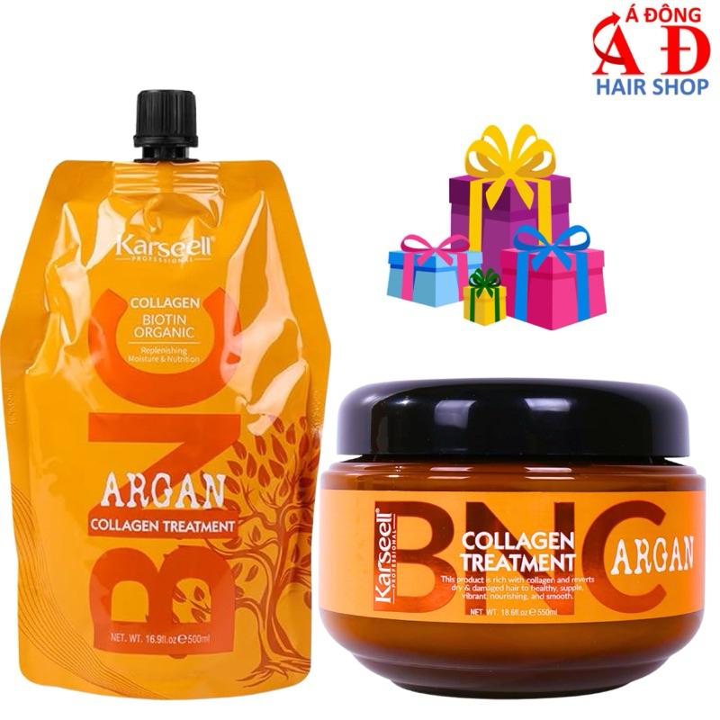 Kem hấp ủ tóc Karseell BNC Argan Collagen phục hồi siêu mượt New 500ml