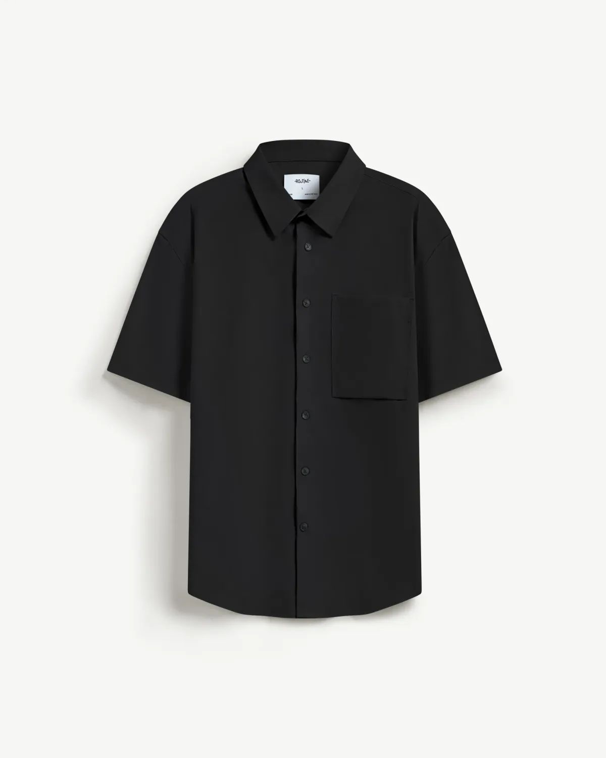 Áo sơ mi tay ngắn nam vải gió túi đắp. Loose - RT 10S25SHS050 | ROUTINE CÀ MAU