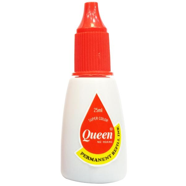 Mực Lông Dầu 25ml - Queen RFI-02 - Mực Đỏ