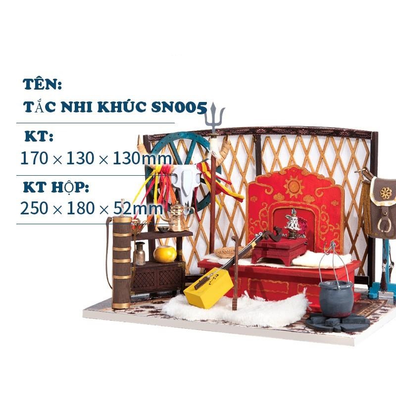 Mô hình nhà búp bê lắp ráp bằng gỗ - TẮC NHI KHÚC mã SN005 - Quà tặng sinh nhật tự làm
