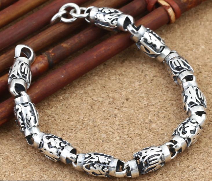 Lắc tay Nam Bạc Thái 925 cao cấp
