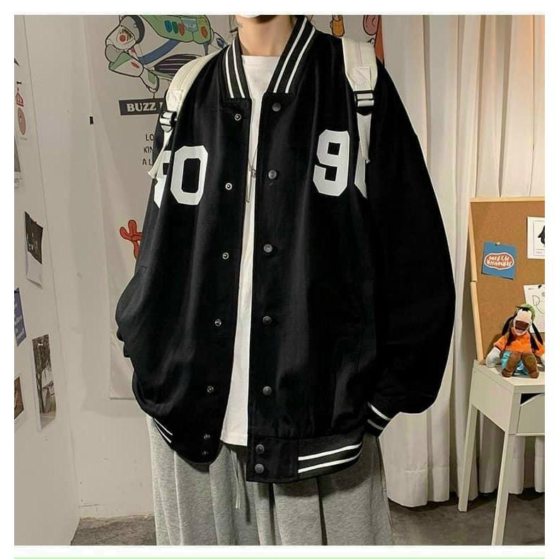 Áo Khoác Dù Kiểu Bomber 2 lớp in Số 8092 Ngầu B.By