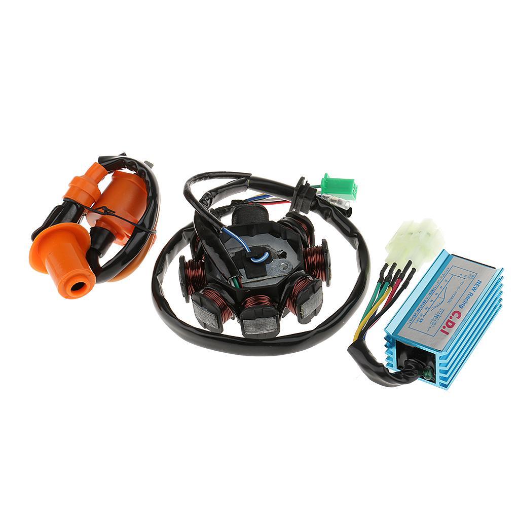 GY6 150 Magneto Stator Coil Performance CDI Box Ignition Coil