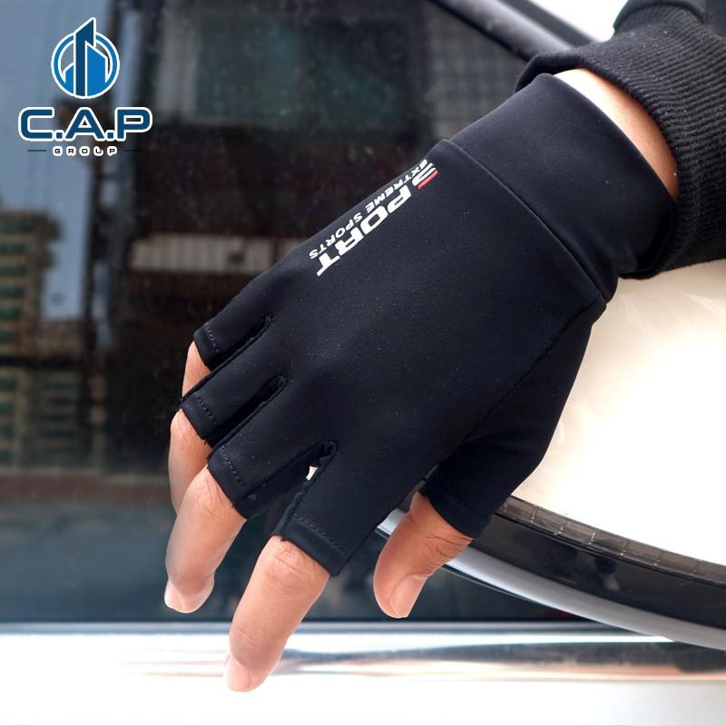 Găng bao tay chống nắng Nam Nữ ngắn và dài xỏ hở ngón thể thao SPORT chống tia UV chống trượt - CN0III6-0V2