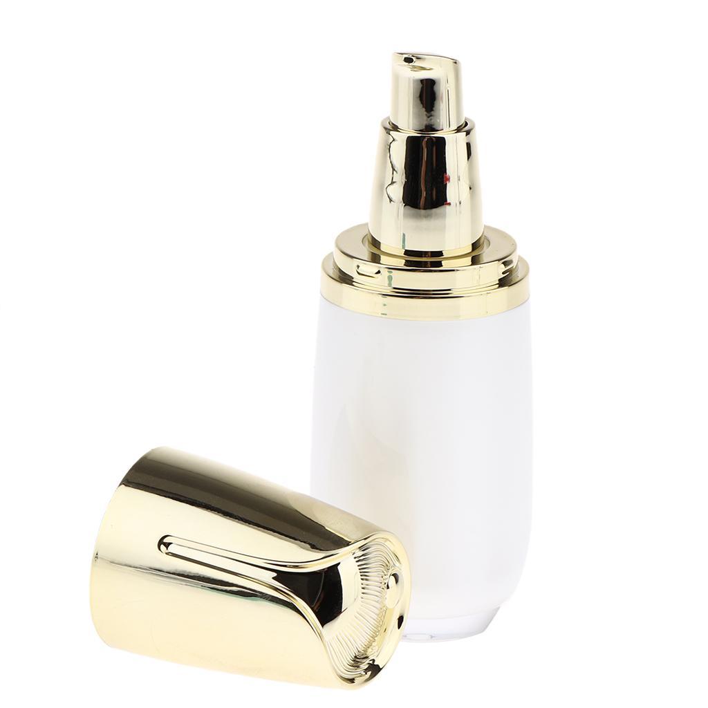 Empty Refillable Acrylic Pump Press Bottle Container Jar for Lotion