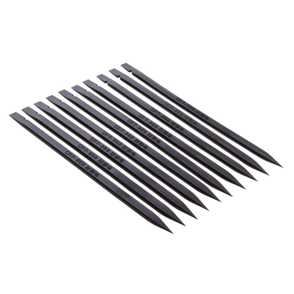 20Pcs Anti Static Plastic Spudger Nylon Stick Pry Open Tool for Phones Black