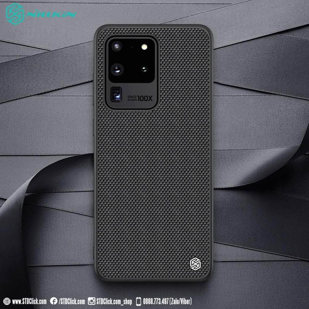 ỐP LƯNG DÀNH CHO ĐIỆN THOẠI SAMSUNG GALAXY S20 ULTRA VÀ S20 ULTRA 5G NILLKIN TEXTURED NYLON FIBER