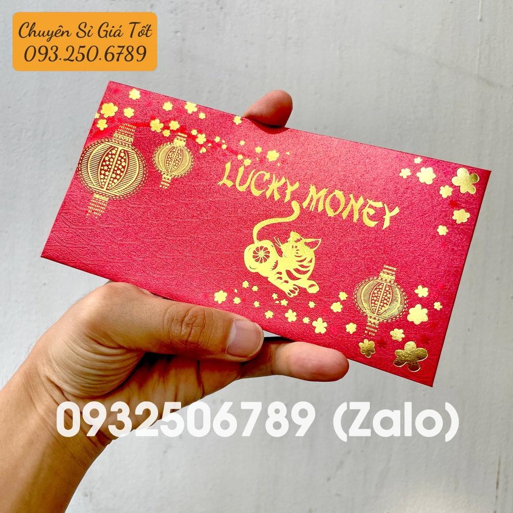 Bao Lì Xì Cao Cấp : Hồng Bao Lucky Money Hình Con Mèo 2023 Ép Kim Sang Trọng , Tặng Lì Xì Tết