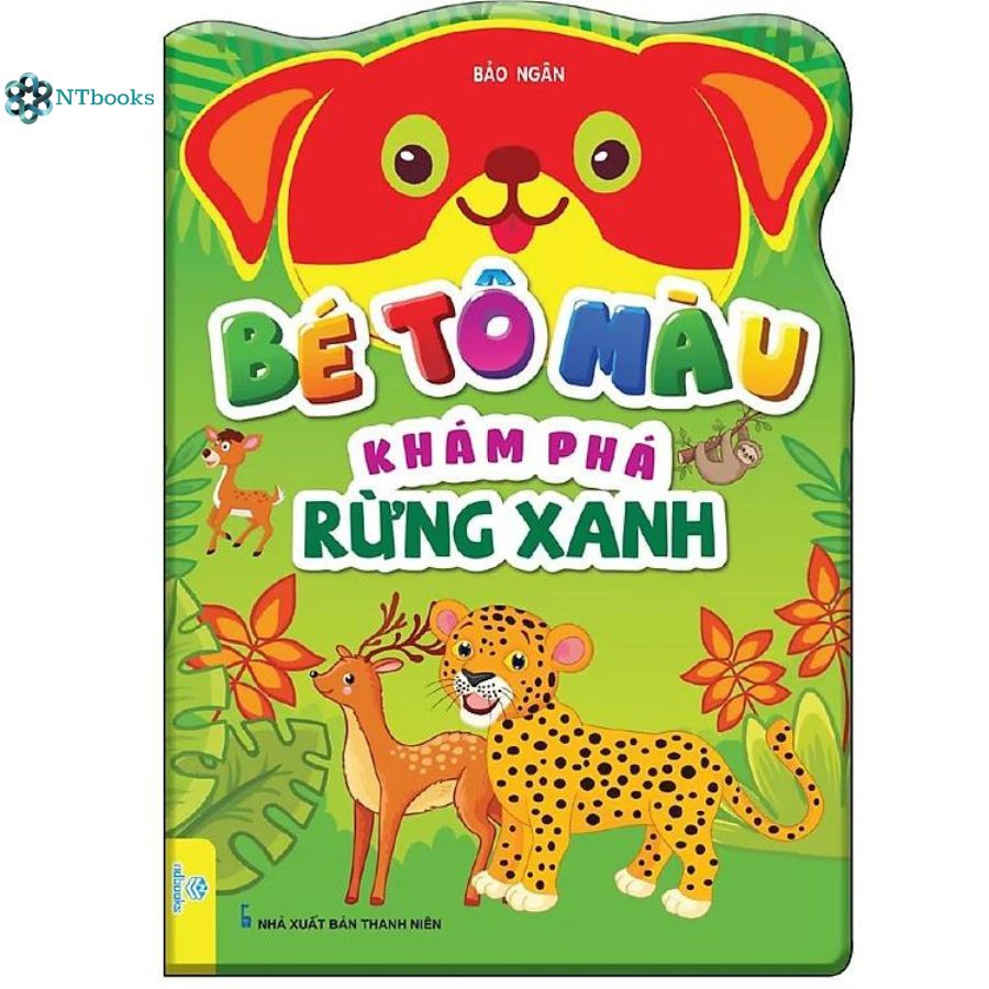 Sách Bé tô màu - Khám phá rừng xanh