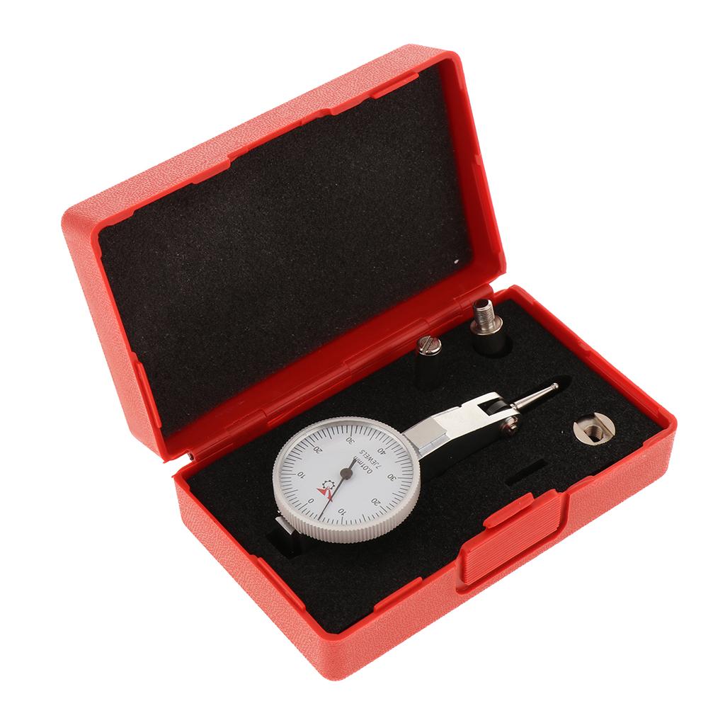 Mạnh LEVER Mặt Số Kiểm Tra Chỉ Số Đo Gage, Máy Chống Sốc 0-0.8 Mm 0.01 Mm