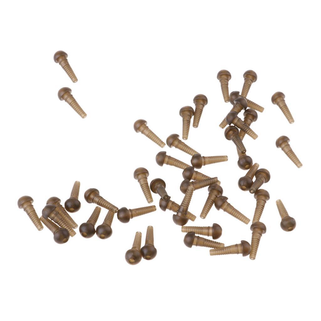 50pcs Terminal Carp Fishing Tackle Kit Rubbers Tubes Cones Terminal Tackle
