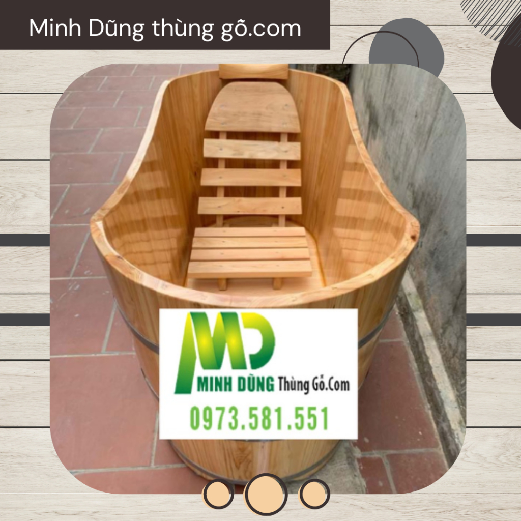 Bồn tắm bằng gỗ  ƯU ĐÃI KHỦNG  Bồn tắm 100% thông tự nhiên nhập khẩu Nhật Bản Cao Cấp