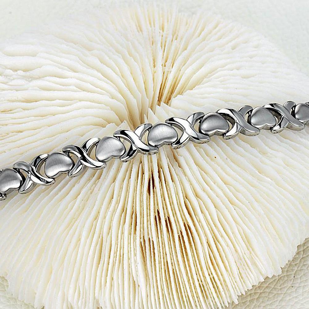 Lắc tay titan bạc cao cấp- Bảo hành 10 năm không phai màu