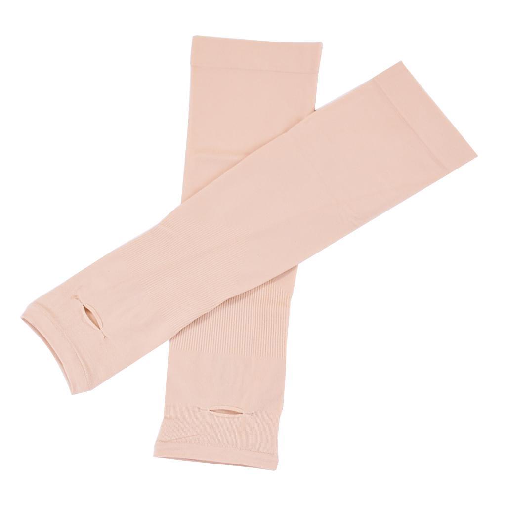 2x Outdoor Glove Anti UV Sun Protection Cooling Arm Sleeves UV Protection for Basketball