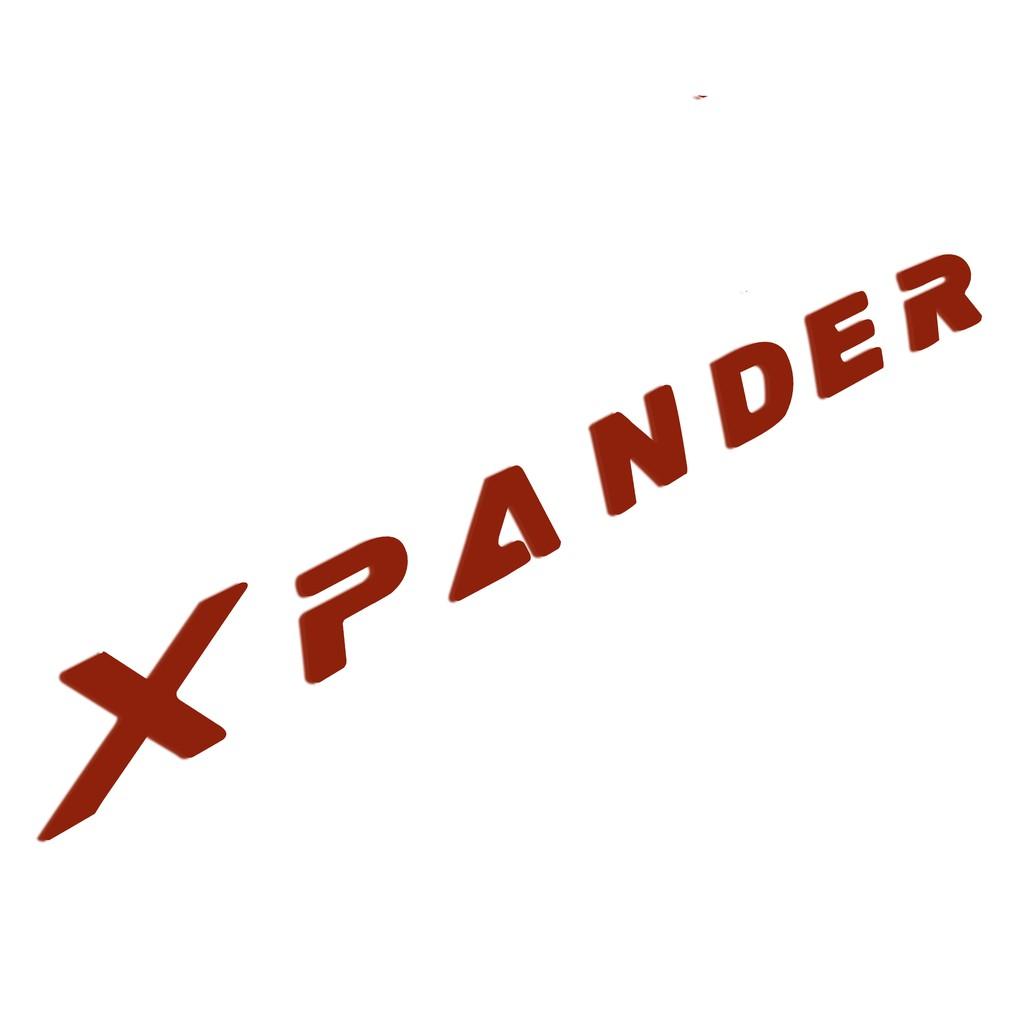 Tem Logo Chữ Nổi Xpander Dán Đuôi Xe Ô To Mitsubishi Xpander