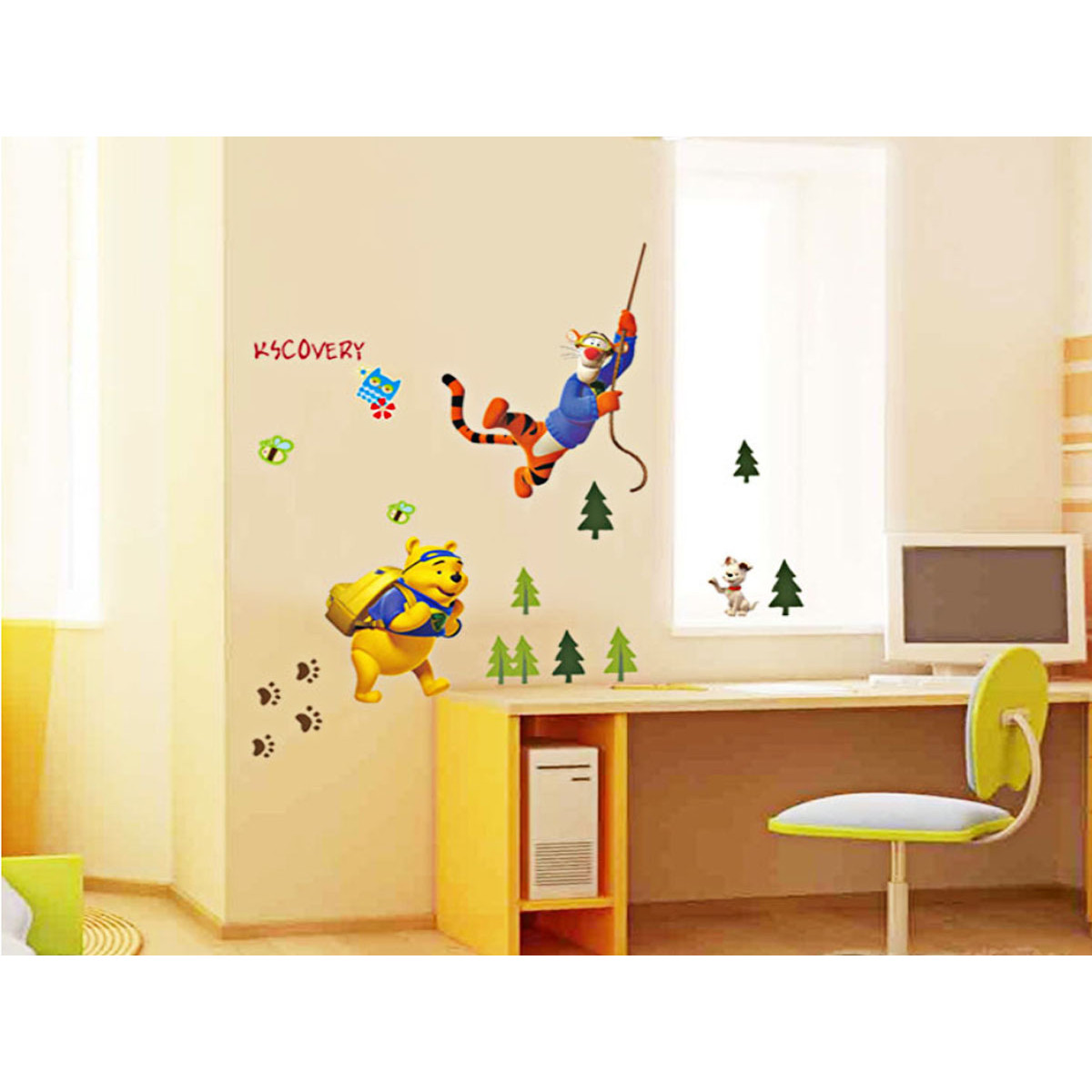 DECAL POOH ĐU DÂY