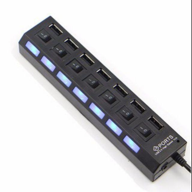 Bộ chia USB 2.0 ra 7 cổng - Hub USB 2.0 chất lượng tốt