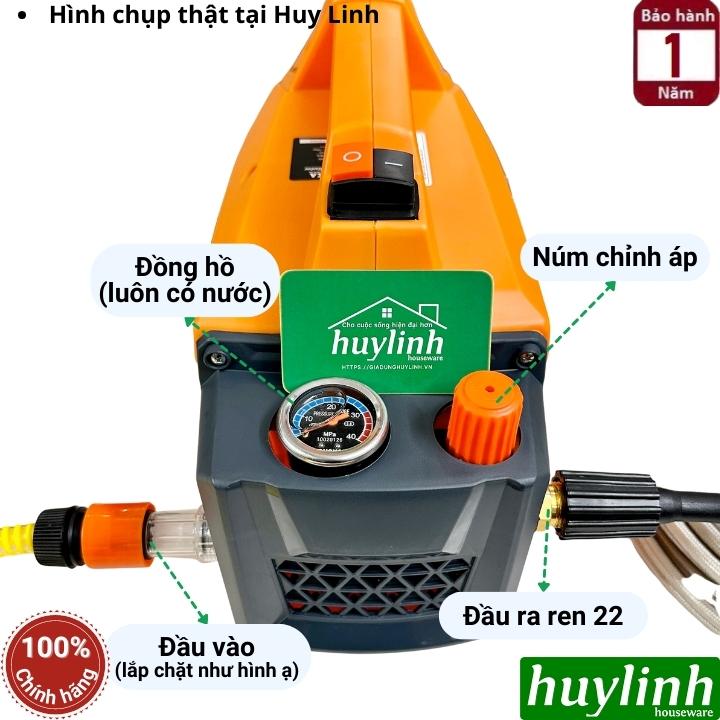 Máy xịt rửa xe chỉnh áp Osaka RS7 - 3000W - Motor cảm ứng từ lõi đồng 100% - Tặng béc máy lạnh, điều hoà