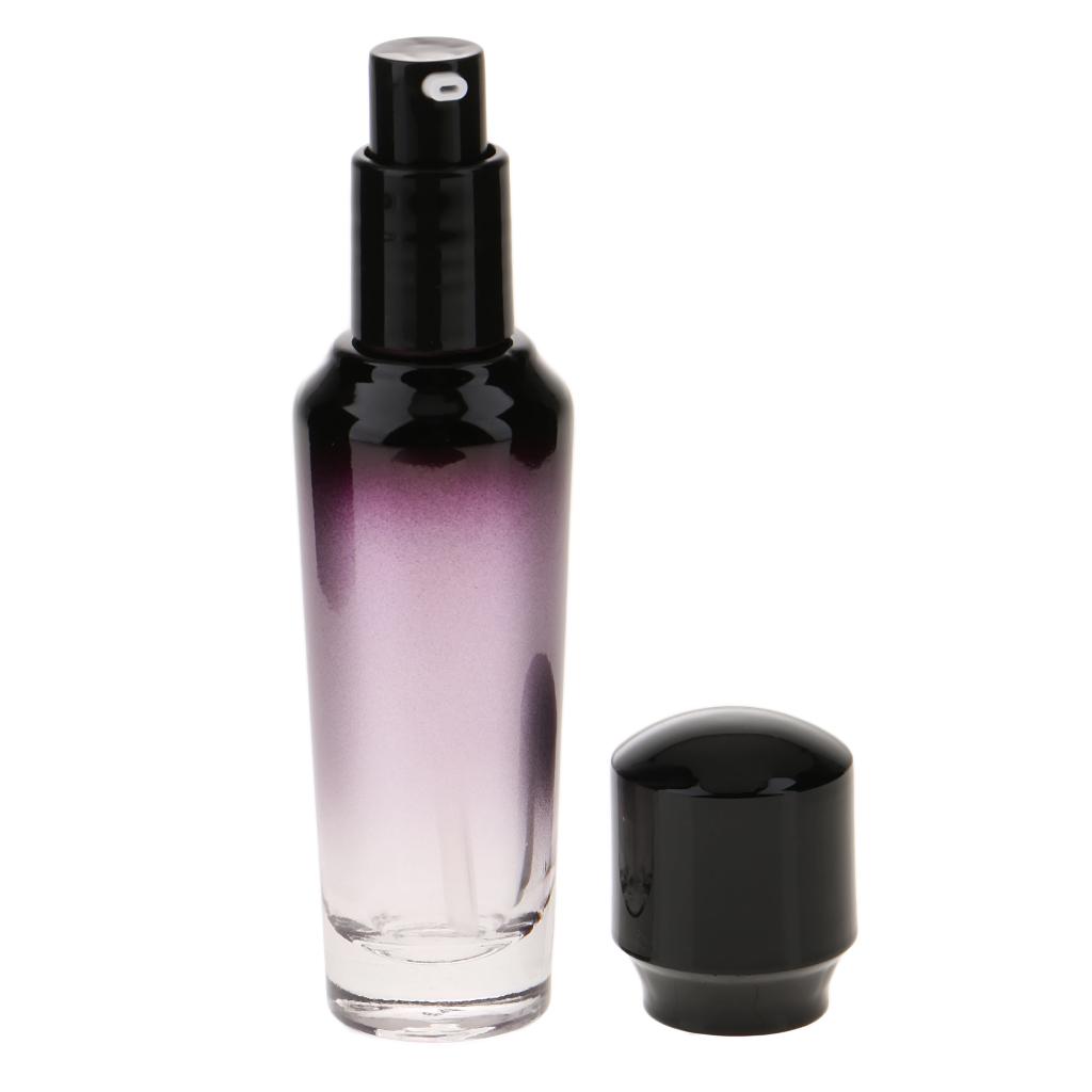 Du Lịch Trống Kính Bơm Xịt Trang Điểm Loại Kem Dưỡng Gel Serum Hộp Đựng 35 Ml
