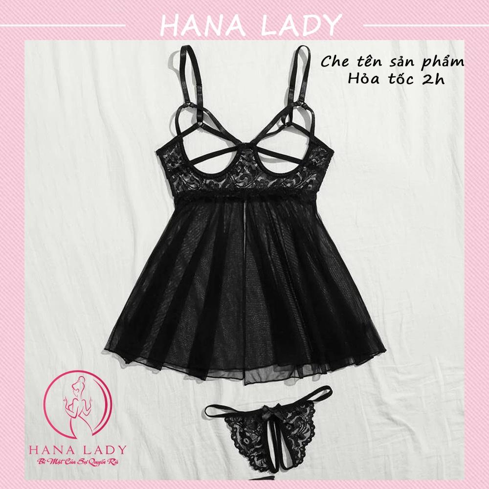Váy Ngủ Siêu Mỏng Gợi Cảm Hở Ngực Sexy VN314