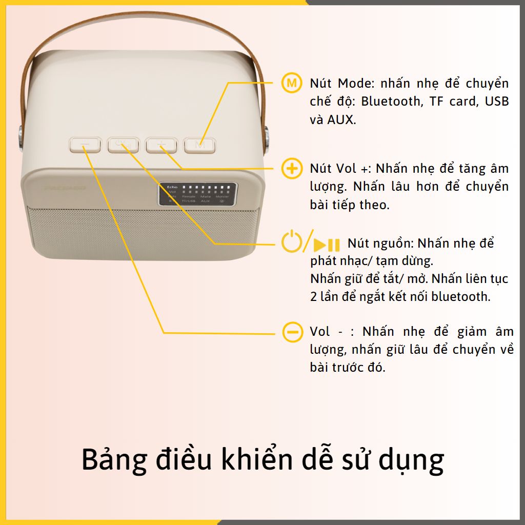 Bộ Loa Mic Karaoke Mini Bluetooth KSM01 – HÀNG CHÍNH HÃNG