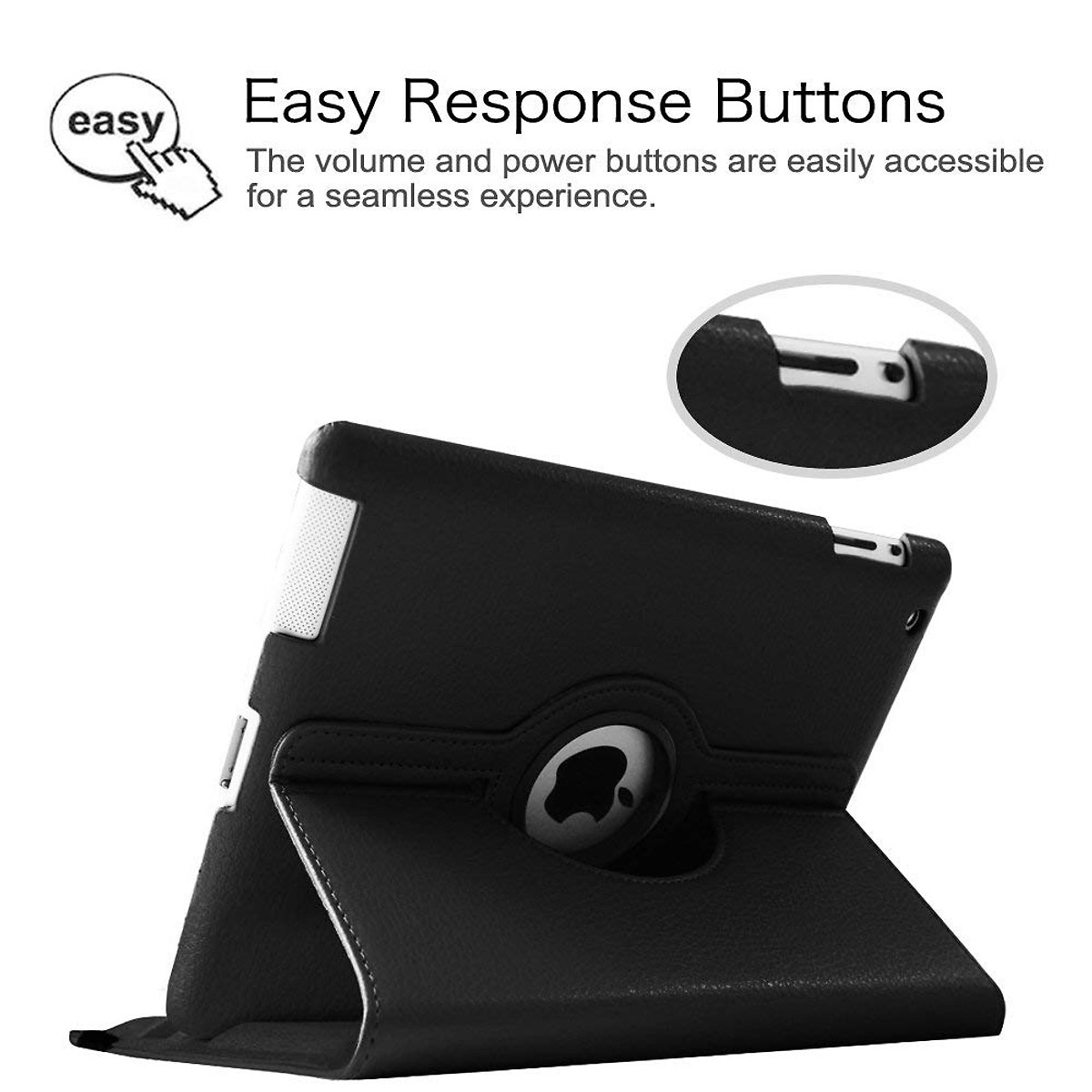 Bao da cho iPad 10.2 2019 / iPad 10.5 inch / iPad gen 7 gen 8 gen 9 xoay 360 độ hiệu HOTCASE - Hàng nhập khẩu