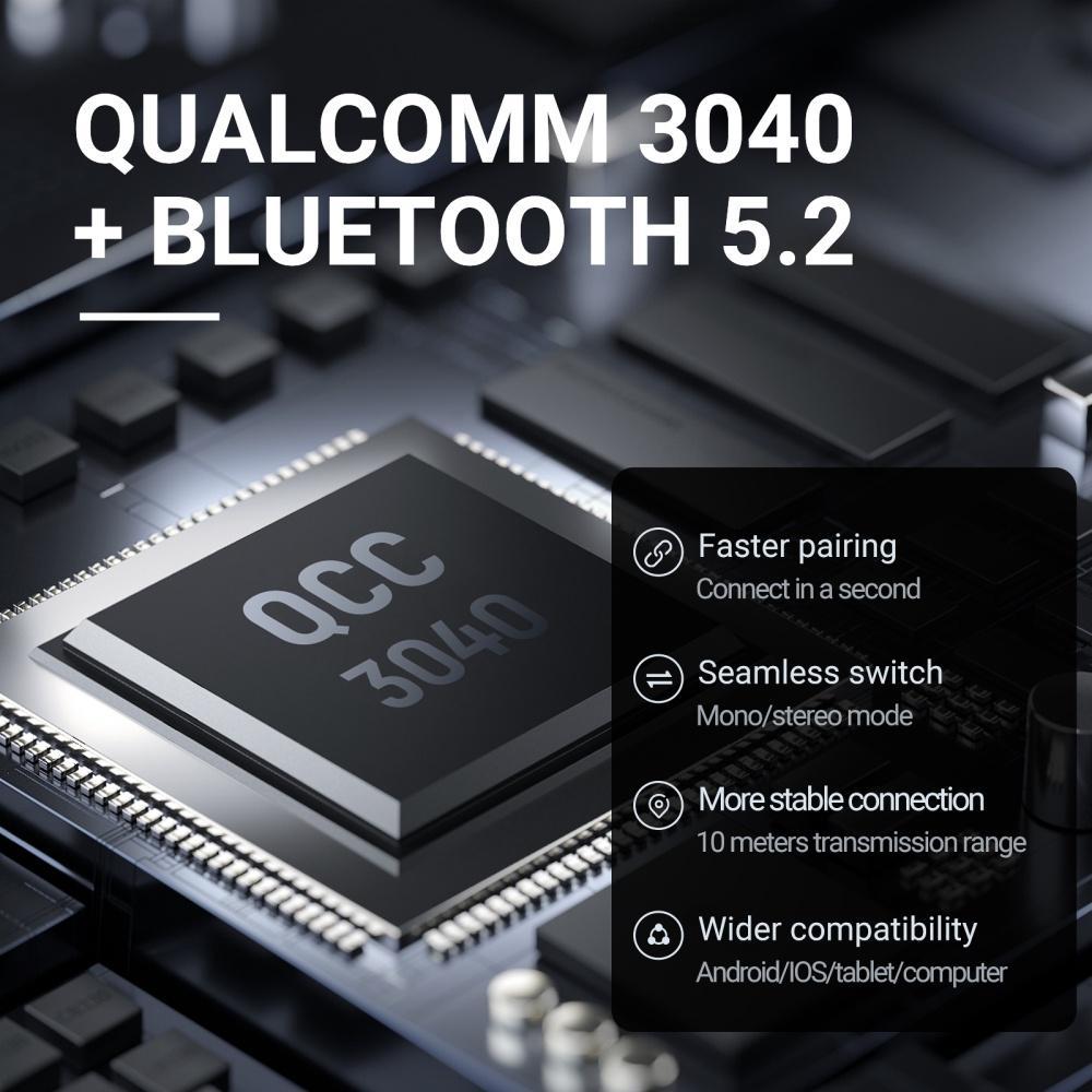 Tai Nghe Không Dây Bluetooth 5.2 AptX IPX4 Giảm Tiếng Ồn Haylou Moripods T33 Cho Android IOS HD