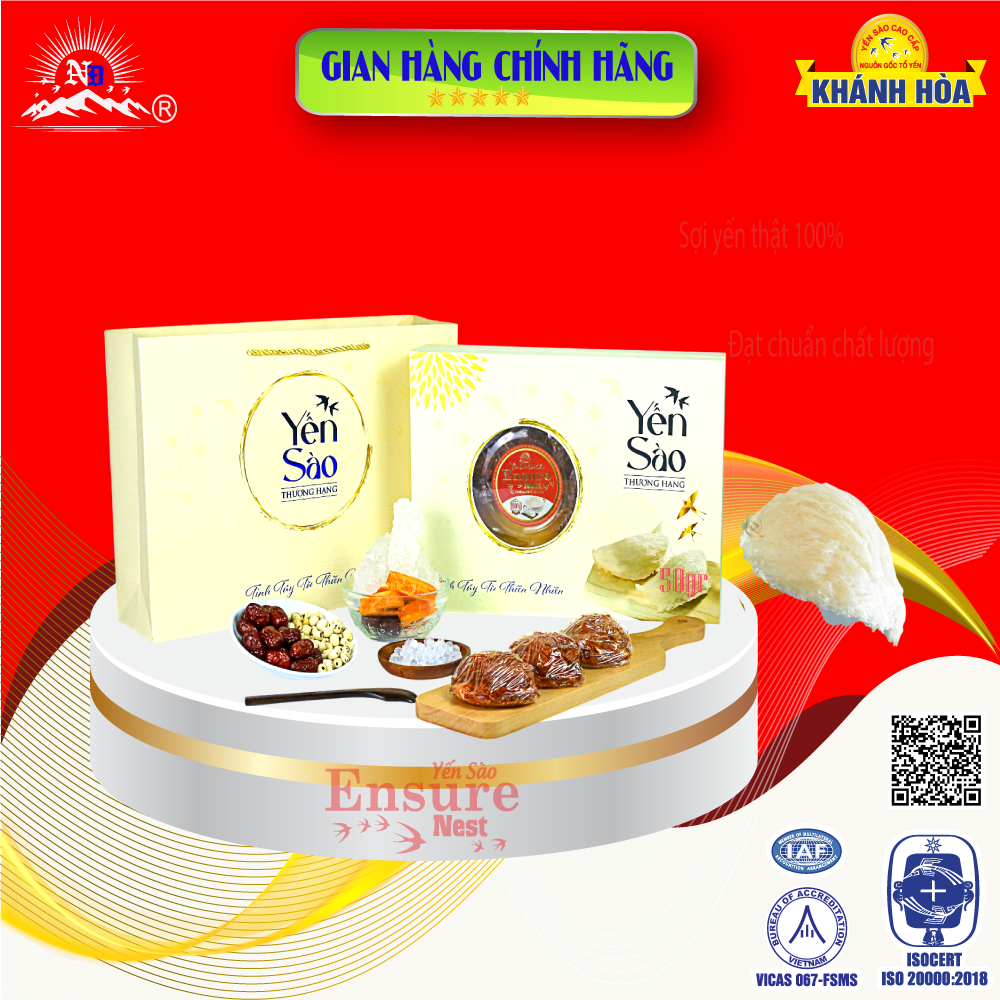 Tổ Huyết Yến Thượng Hạn Ensure Nest 50gr - Quà Tặng Cao Cấp Yến Khánh Hoà