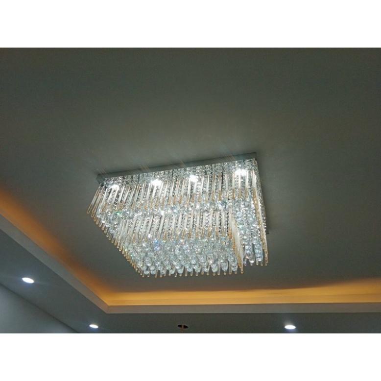 Đèn mâm phale 2 tầng kích tấc 600 x 800,đèn trần phale,đèn phòng khách DT