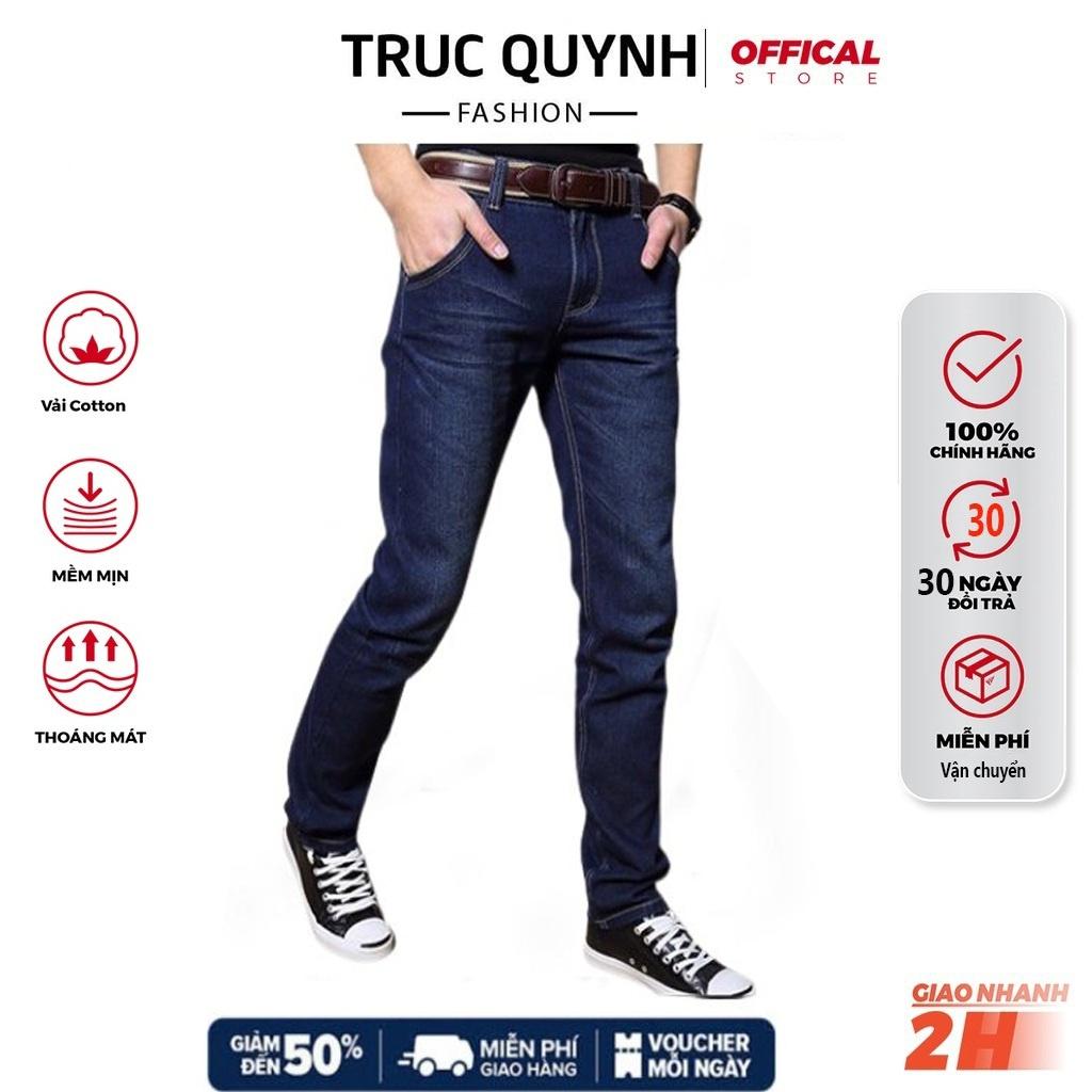 Quần Jean Nam Ống suông 03 màu cơ bản, form chuẩn đẹp size từ 50-90kg Jean002