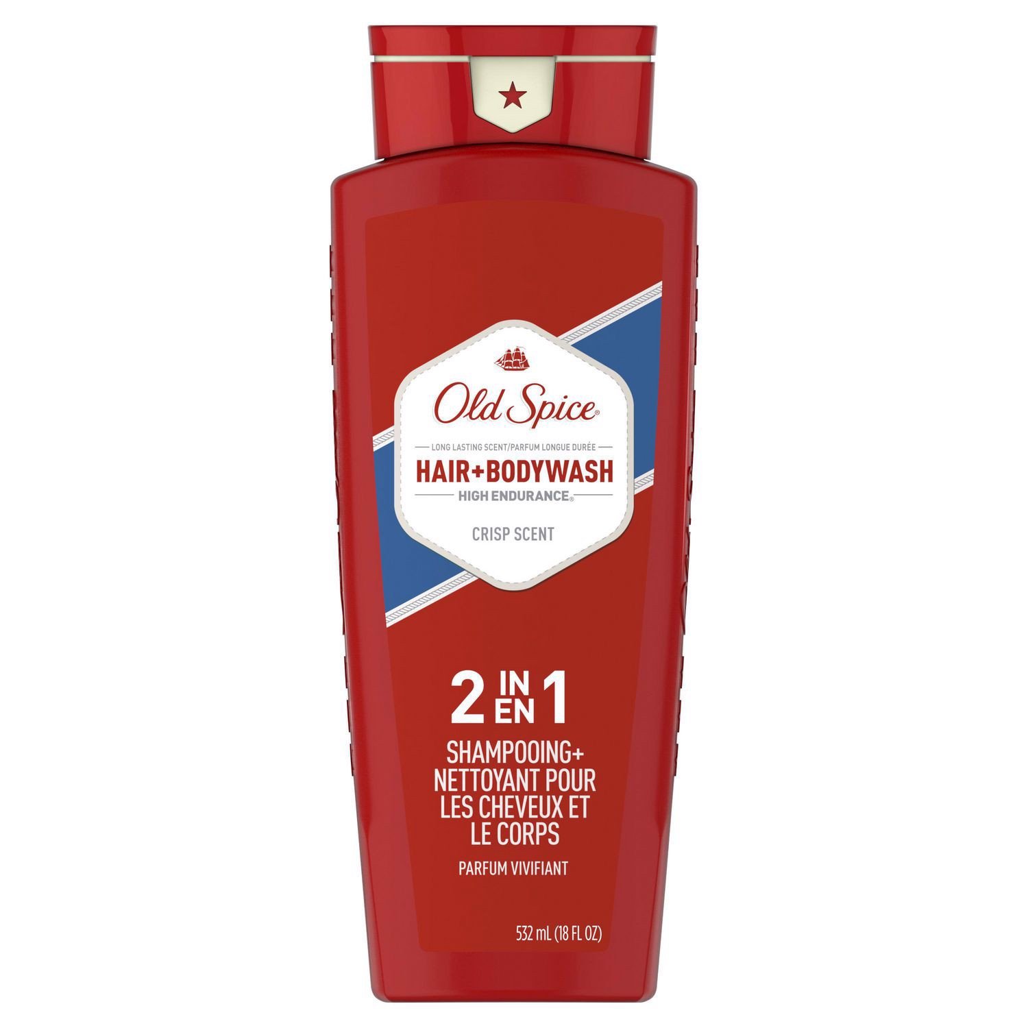 Sữa Tắm Gội Old Spice 2in1 Body Wash 2IN1 High Endurance 532ml