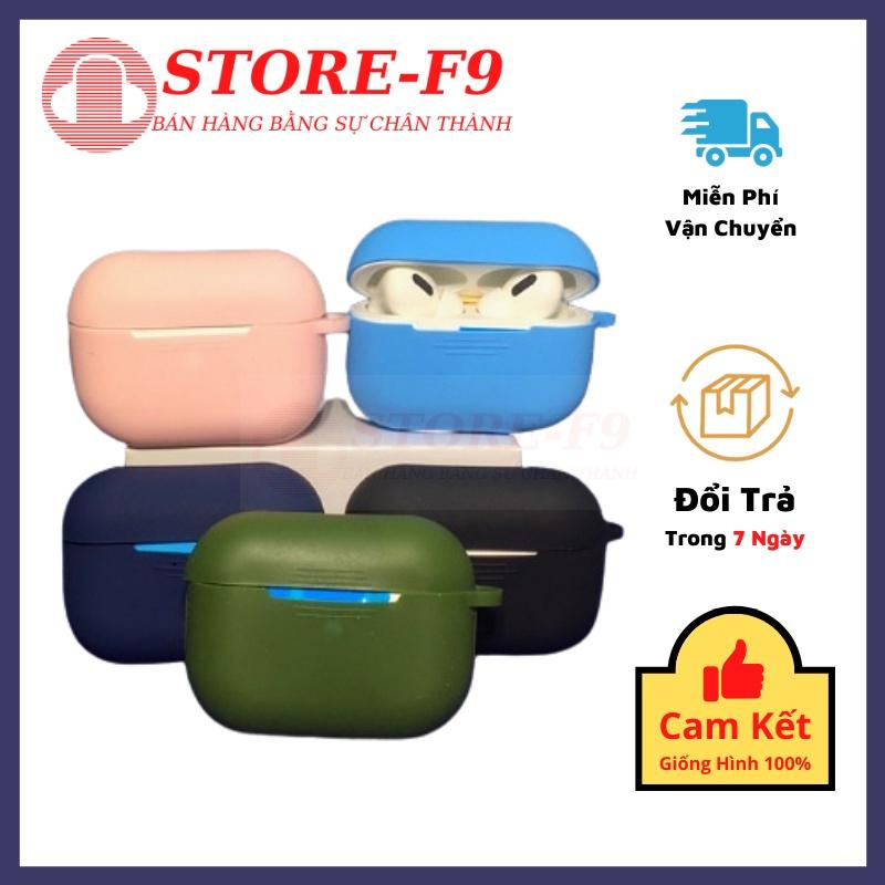 Vỏ Bảo Vệ Bao Đựng bằng cao su kèm móc treo cho Tai Nghe Air pod Pro 3